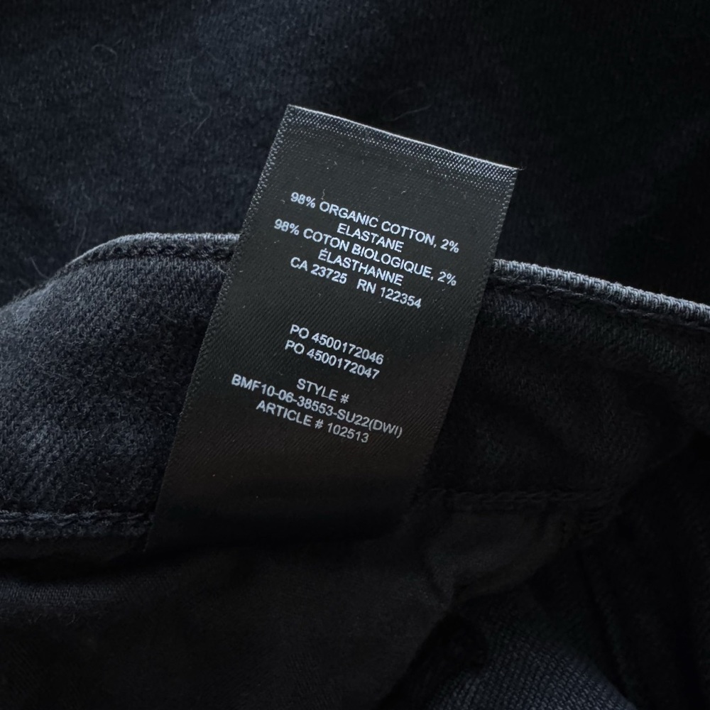 Aritzia Denim Forum The Twiggy High Rise Flare 30L - Black - Size 28 - Picture 8 of 8
